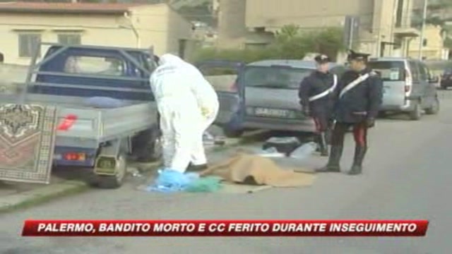 Inseguimento a Palermo, morto un bandito