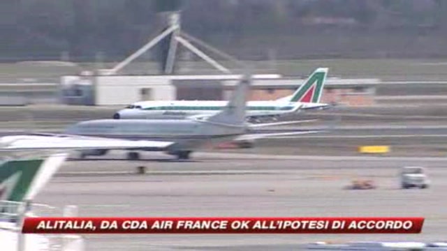 Alitalia, da Cda Air France sì a ipotesi di accordo