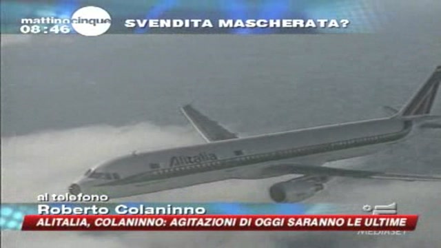 Nuova Alitalia, Colaninno: credo saranno le ultime proteste