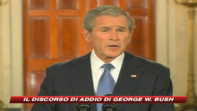 L'addio di Bush, Lascio un'America più sicura