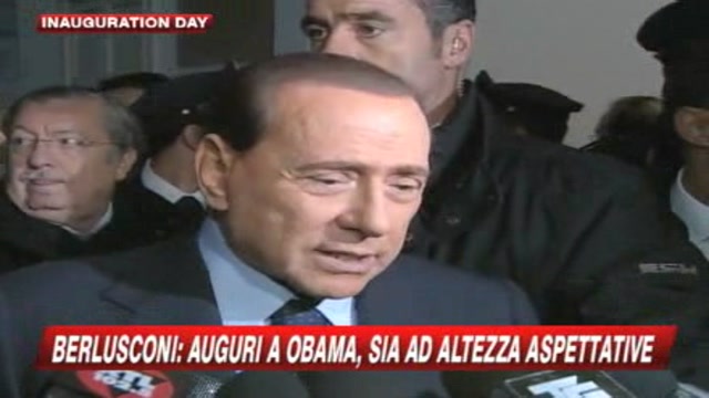 Obama, Berlusconi: Sia all'altezza delle attese