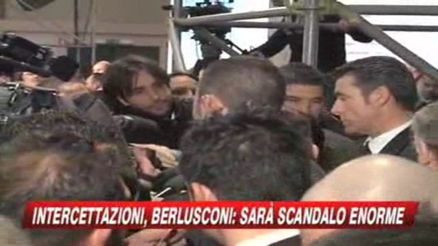 Intercettazioni, Berlusconi: Presto enorme scandalo