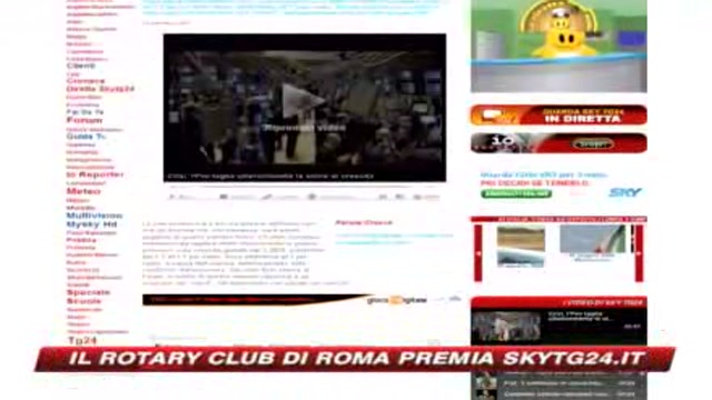 SKY TG24.IT premiato dal Rotary club di Roma