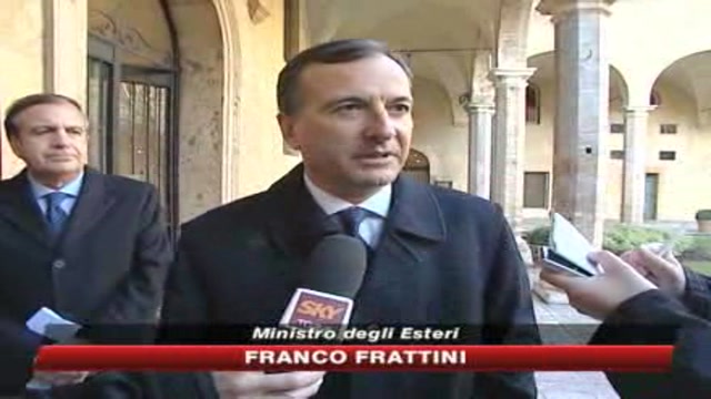 Frattini: La tv di Santoro è esempio di antisemitismo