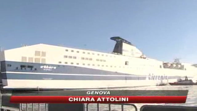 Incendio su un traghetto a Genova, strage sfiorata