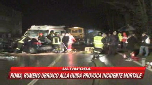 Roma, rumeno ubriaco travolge auto e uccide 37enne