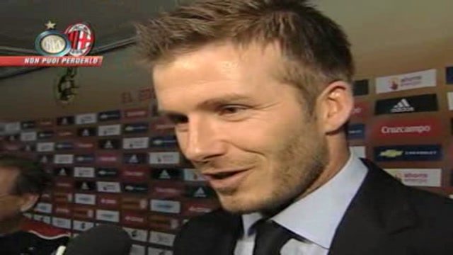 Beckham, spero di poter rimanere a giocare per il Milan