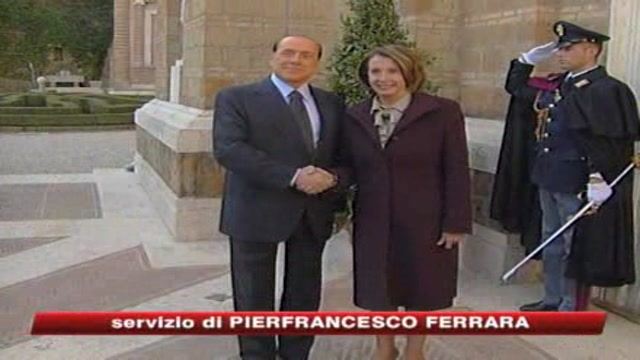 Berlusconi e Pelosi: No al protezionismo
