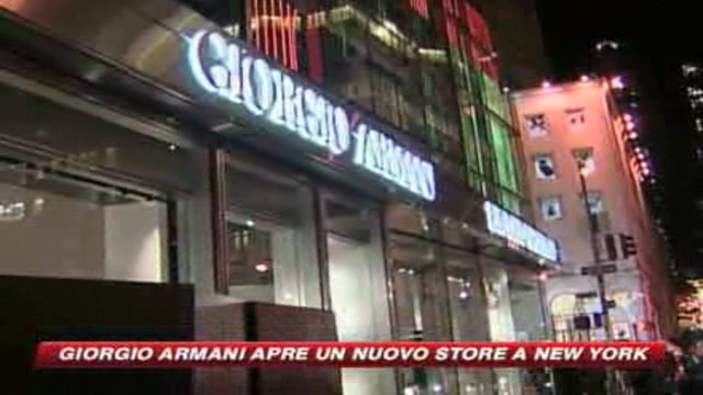 Giorgio Armani sbarca sulla Fifth Avenue