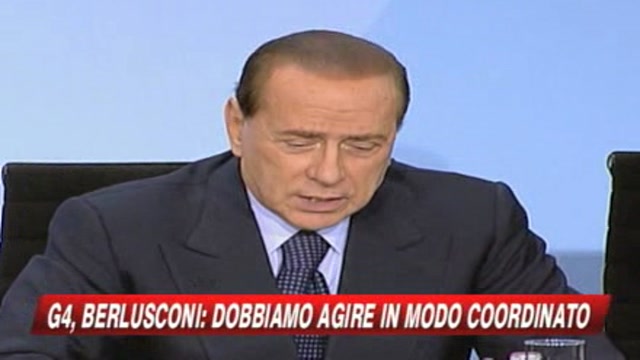 G4, Berlusconi: L'Italia si è mossa con tempestività