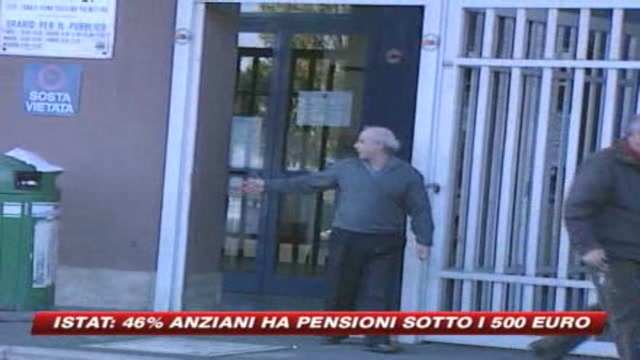 Pensioni, Istat: quasi la metà non arriva a 500 euro