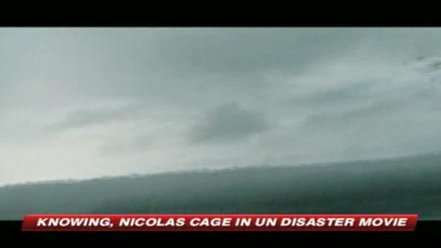 Knowing, Nicolas Cage in un disaster movie