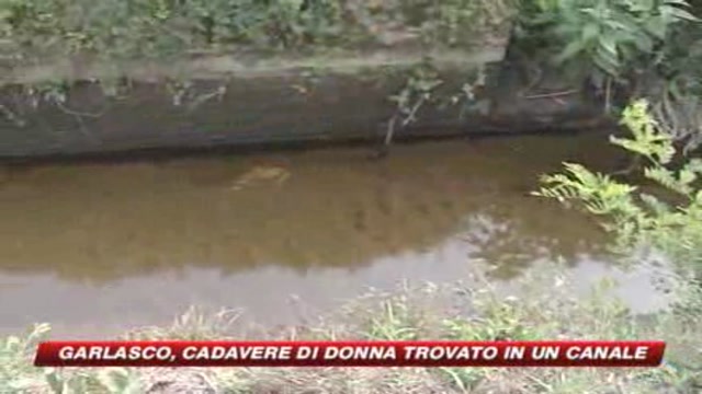 Garlasco, cadavere di una donna trovato in un canale