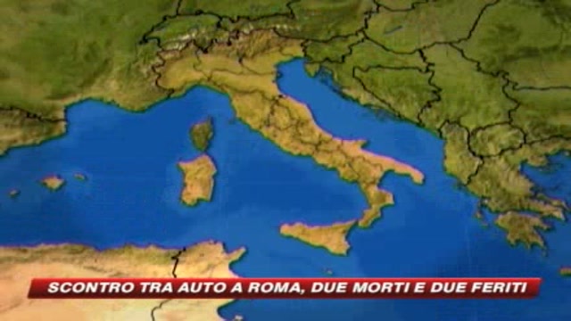 Roma, scontro tra auto: due morti e due feriti