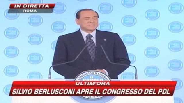 Pdl, Berlusconi: siamo il partito degli italiani liberi