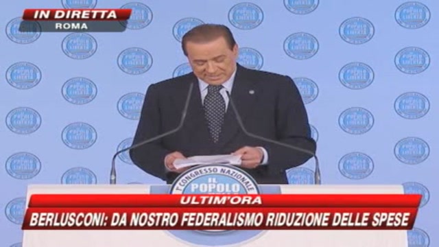 Berlusconi: cambiare Costituzione, più poteri a premier