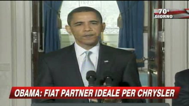 Obama benedice l'accordo Fiat-Chrysler