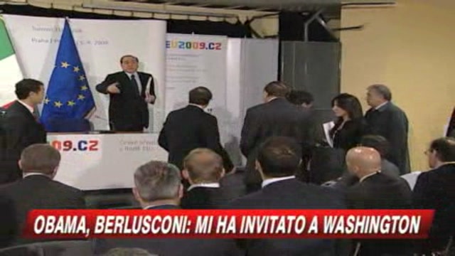 Praga, Berlusconi: Obama mi ha invitato a Washington