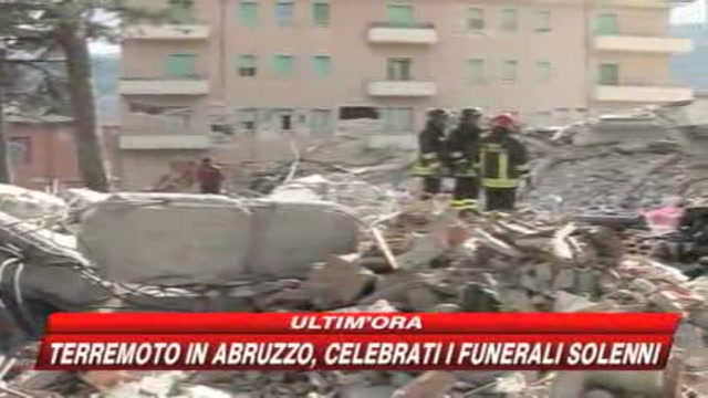 Abruzzo, Berlusconi: garantisco su fondi ricostruzione