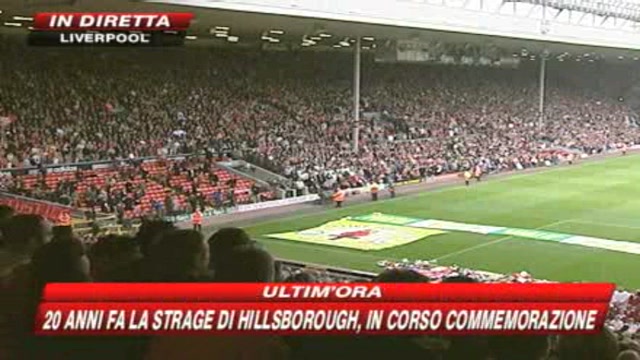 Liverpool ricorda la strage di Hillsborough