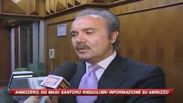 La Rai punisce Annozero, Santoro: Ferita grave