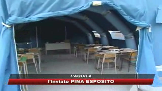 Terremoto Abruzzo, scuole aperte tra oggi e lunedì