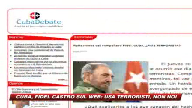 Fidel attacca Obama: Si vergogni, non siamo terroristi