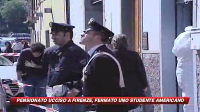 Firenze, pensionato ucciso: fermato studente americano