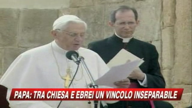 Papa: Un vincolo inseparabile unisce ebrei e cristiani