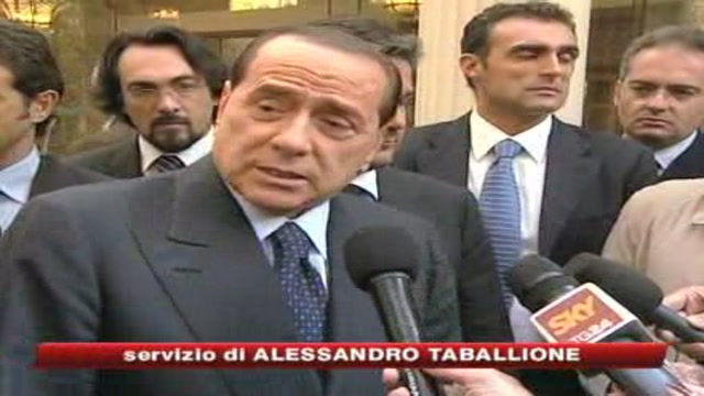 Berlusconi: la sicurezza è la priorità 
