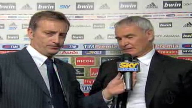 Ranieri: A San Siro è tornata la mia Juventus