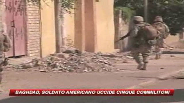 Baghdad, soldato Usa uccide 4 compagni e si suicida