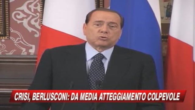 Crisi, Berlusconi: Il peggio è passato