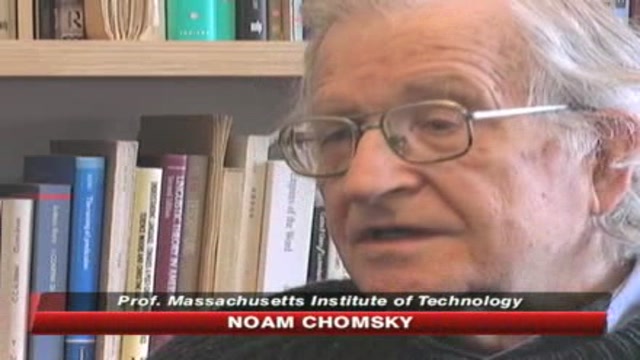 Chomsky a SKY TG24: Obama ha illuso l'Europa