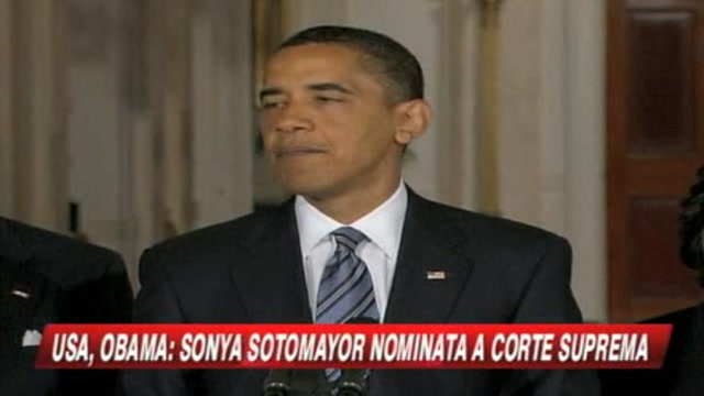 Obama nomina Sonya Sotomayor alla Corte suprema