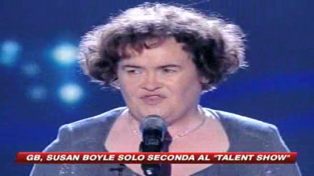 Susan Boyle solo seconda al Talent show