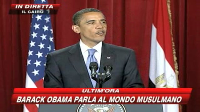 Obama all'Islam: E' tempo di un nuovo inizio