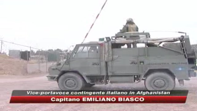 Afghanistan, spari contro elicottero italiano