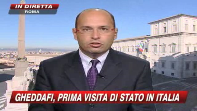 Gheddafi è in Italia, Roma blindata