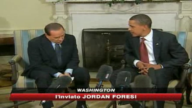 Berlusconi-Obama, intesa su Afghanistan e Guantanamo 