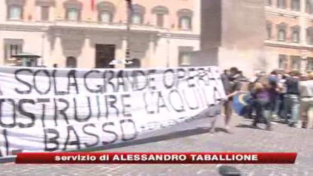 Abruzzo, dl verso l'ok della Camera tra le proteste