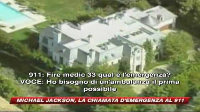 Michael Jackson, la chiamata d'emergenza al 911 (giugno 2009)