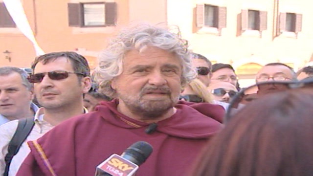 Beppe Grillo a SKY TG24: Mi sono iscritto al Pd