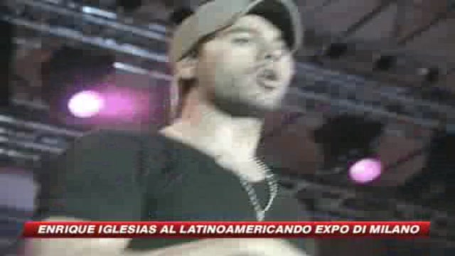 Enrique Iglesias incanta il Latinoamericando Expo