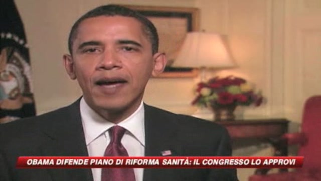 Obama difende il suo piano di riforma della sanità