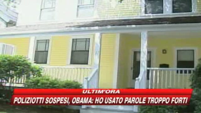 Poliziotti sospesi, Obama: ho usato parole troppo forti