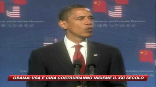 Usa-Cina, Obama: la relazione più importante del secolo