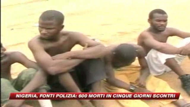 Nigeria, 600 morti in 5 giorni di scontri