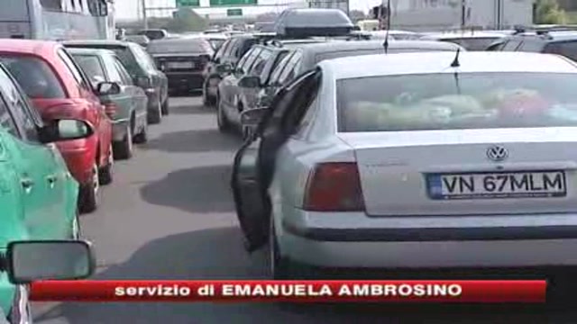 Esodo, traffico intenso e lunghe code al Nord