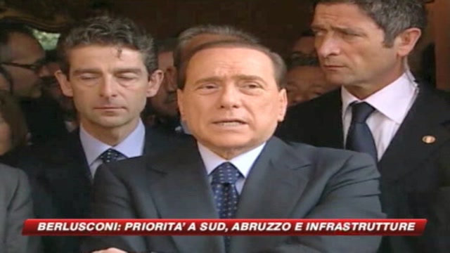 Berlusconi: Ora Sud e riforma del processo penale